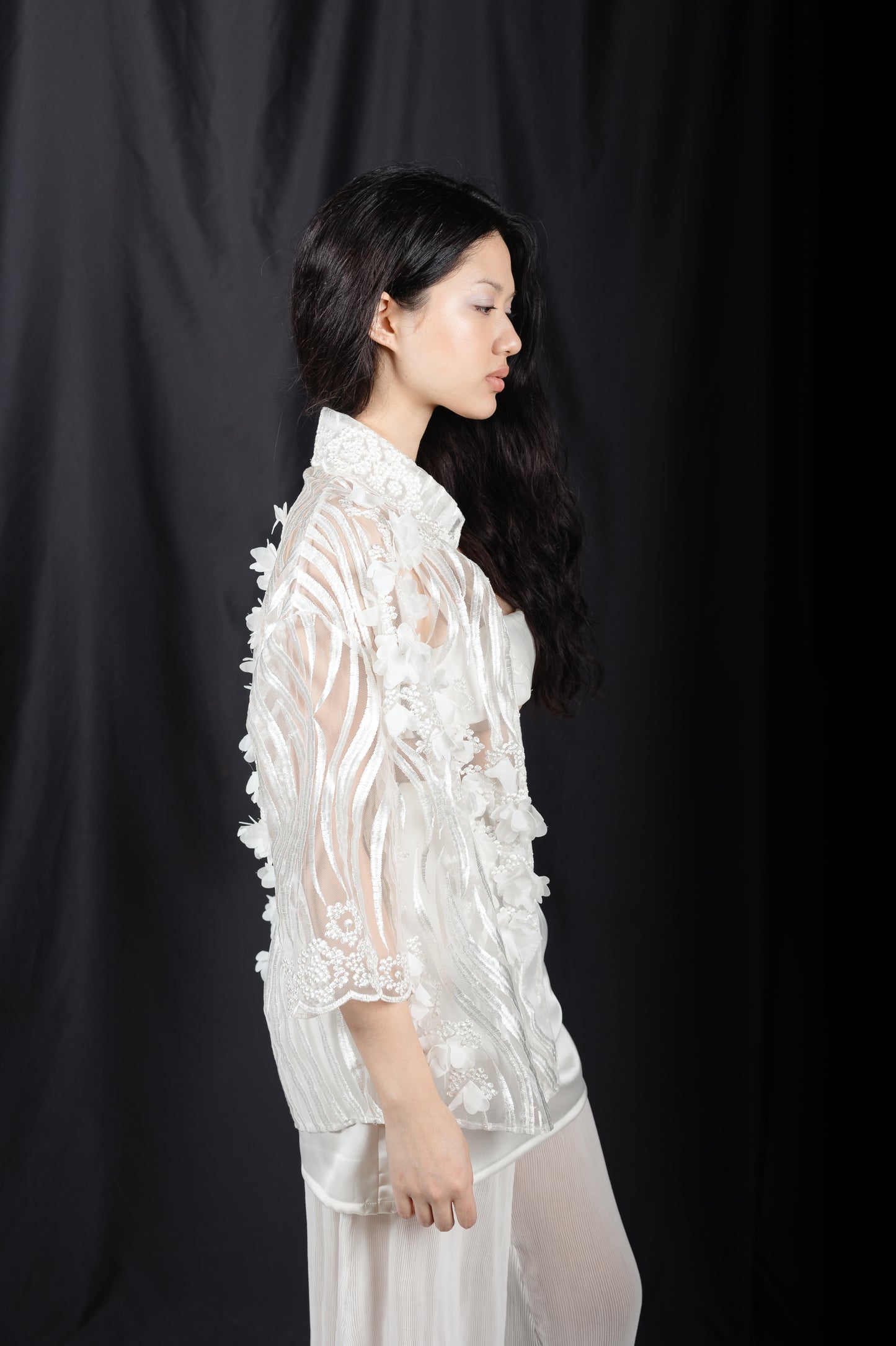 UNSPOKEN WAVES OVERSHIRT