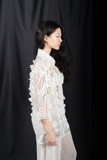 UNSPOKEN WAVES OVERSHIRT