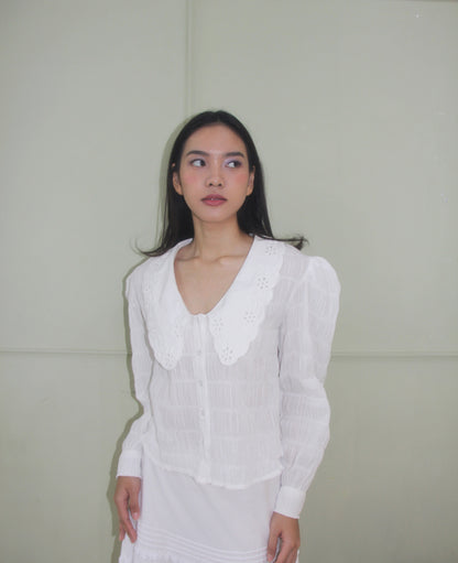DOLLY'S WISH TOP OFF WHITE