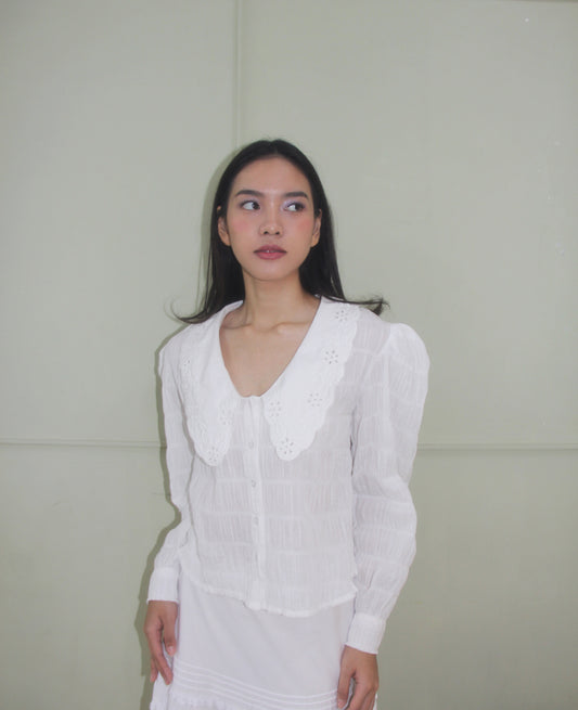 DOLLY'S WISH TOP OFF WHITE